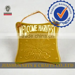 Square Ceramic Decorative Outdoor Wall Hanging thumbnail-1