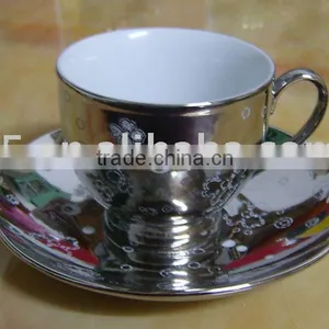 Porcelain Cup and Saucer thumbnail-1