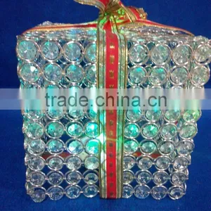 Dongguan Hot Sale Iron Box Acrylic With Outdoor Led Christmas Gift Box thumbnail-3