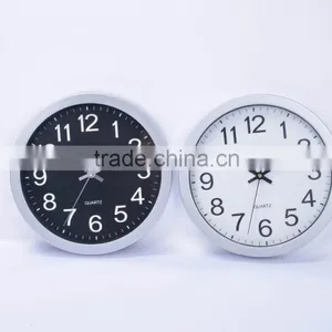 11" Beautiful Style and Good Quality Cheap Price Simple Customized Advertising Plastic Wall Clock thumbnail-1