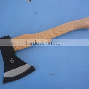 A601 Hand Tool-Broad Axe With Wooden Handle thumbnail-1