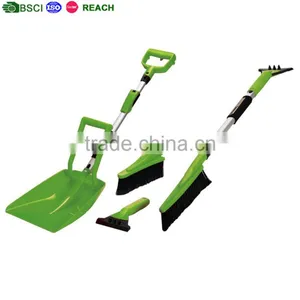 Extendable Ice Scraper With Long Handle, Ice Removal for Car thumbnail-1