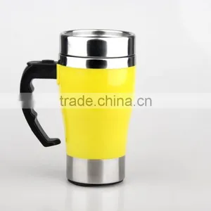 Promotional Self Stirring Mugs With Batteries Stainless Steel Coffee Mug LS Eplus thumbnail-2