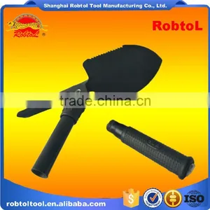 Folding Shovel Spade Military Army Multi Function Outdoor Survival Camping Portable Utility Garden Tool thumbnail-1