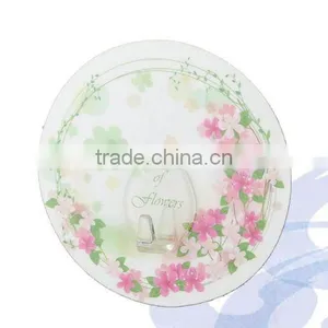 10x10cm Reusable Round Magic Tape Plastic J Hook To Hang Clothes thumbnail-1