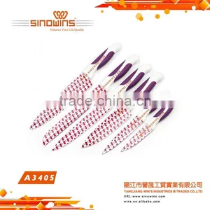A3410 New Design 5pcs Non-stick Coating Stainless Steel Kitchen Knife Set thumbnail-3