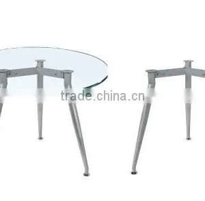 Small Glass Office Computer Desk,discussion Table thumbnail-1