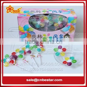 Colourful Rainbow Fruit Windmill Lollipop thumbnail-1