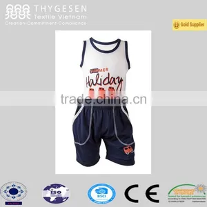 European Style Kids Beach Clothes Cotton thumbnail-1