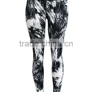 Sexy Highwaist Lady's Fitness Printed Yoga Legging Pants, Yoga Wear thumbnail-1