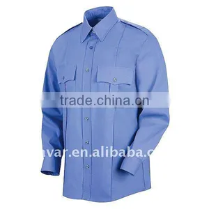 Man's Cotton Long Sleeve Security Shirt /work Shirt /security Guard Uniform thumbnail-1