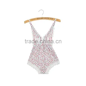 Summer Baby Clothing Hot Sale Baby Girl Lace Romepr Infant and Toddlers Floral Romper thumbnail-3