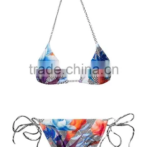 Ladies Fashion Halter Bikini Set thumbnail-4