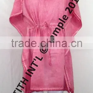 LADIES COTTON POCHO thumbnail-2