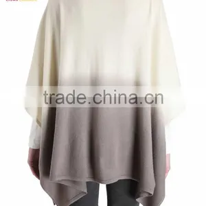 Print Knitting Pattern Lady Knitted Fashion Cashmere Poncho Shawl thumbnail-3