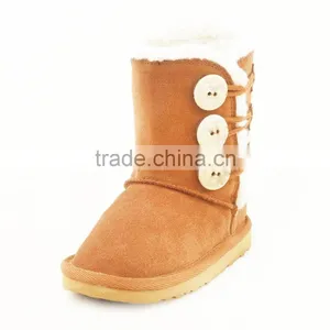 Leather Girls Fashion Knee Boots thumbnail-1