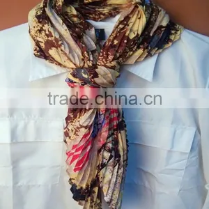 EY0017A Best Sale Colorful Printing Friendly Polyester Elephant Print Scarf thumbnail-6