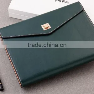 25K PU Leather Planner 3-fold Cover Custom Loose Leaf Binding Organizer Agenda Embossed/gold Foil in Logo thumbnail-2