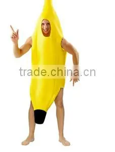 Walson 2015 Fancy Dress Hen Party Stock Halloween Adult Banana Fruit Unisex Costume thumbnail-1