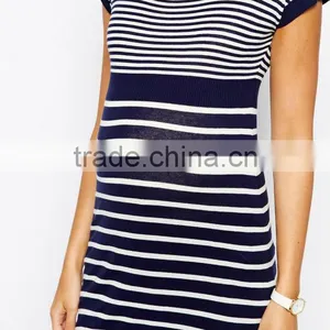 New Look Maternity Boat Neck Stripe Tunic thumbnail-1