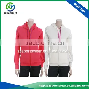 Top Quality Cotton With Spandex Comfortable Thin Sport Hoodies for Women thumbnail-1