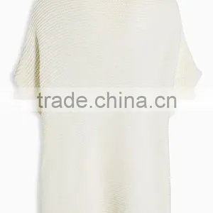Lastest Design Cable Sweater Knitted Top For Ladies thumbnail-2