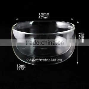 Borosilicate Glass Chawan Tea Bowl For Japanese Tea Ceremony thumbnail-3