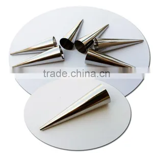 15Pcs DIY Stainless Steel Horn Bread Baking Cake For Cream Horns Chocolate Cones Mold Spiral Baking Pastry Tools thumbnail-3