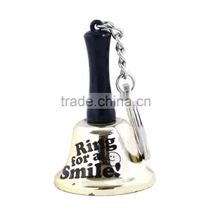 Custom Promotion Gift Metal Table Call Bell With Keychain thumbnail-4