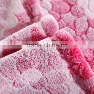 New Style Embossed 100%polyester Super Soft Coral Fleece Blanket/coral Fleece Fabric thumbnail-6