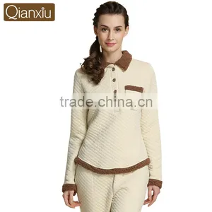 Chineses Top Qianxiu Brand Wholesale Winter Ladies Sleepwear thumbnail-3