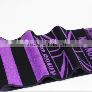 100% Cotton Yarn Dyed Jacquard Woven Logo Gym Towels thumbnail-3