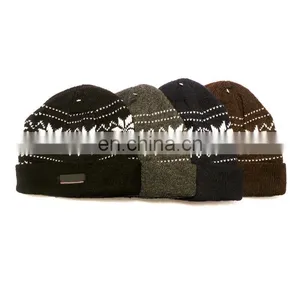 Stylish Custom Plain Winter Running Beanie With Custom Tag thumbnail-3
