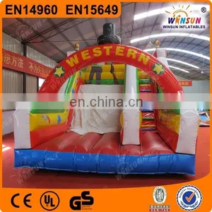 Cheap Big Happy Kids Inflatable Stair Slide Toys thumbnail-1