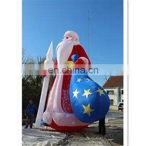 Attractive Customized Outdoor Giant Christmas Inflatable Santa Claus Decoration thumbnail-3