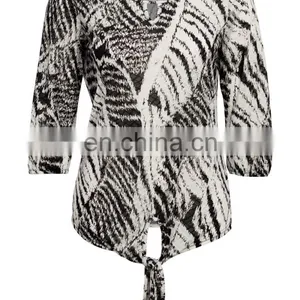 XXXL Size Abstract Print Fat Women T-Shirt Beach Wear thumbnail-5