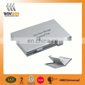 Blank Card Holder/aluminum Name Card Holder/printing Logo Business Card Case thumbnail-1