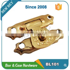 Custom Design Golden Metal Box Hardware,gift Box Lock thumbnail-3