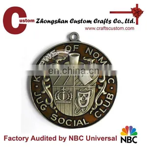 Factory Custom Blank Coin Holder Hockey Sports Metal Medal thumbnail-5