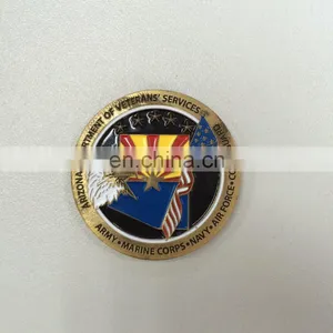 Custom Design Coin as Customized Triathlon / Soccer Sport Coin Engraved / Embossed Zinc Die Cast Coin thumbnail-5