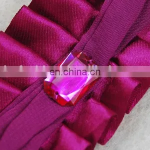 2017 China Supplier Beaded Mesh Rhinestone Ribbon thumbnail-3