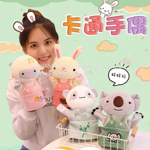 Customized Mouth Can Open Hand Puppet Plush Toy Dinosaur for Child Kindergarten Performance thumbnail-4