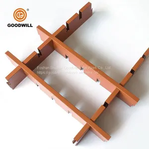 Promotion Price High Quality Aluminum Suspended Grid Ceiling Open Cell Ceiling thumbnail-4