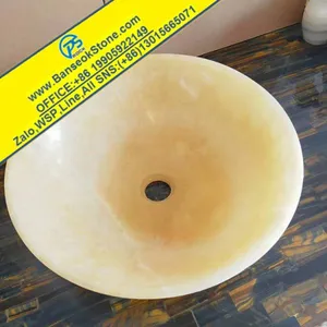 White Stone Basin Grey Marble thumbnail-2