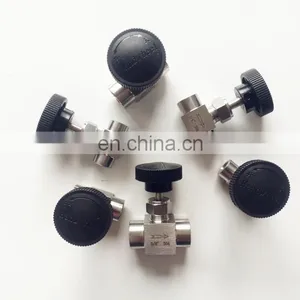 304 Stainless Steel Straight Through Female Thread Needle Valve thumbnail-1