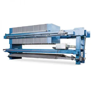Xmzy Pressure Filtration Equipment Filter Press Program Controlled Full Automatic High Efficiency Program Controlled Auto Industrial Waste Water Treatment Chamber Membrane Plate Filter Press Machine for Sludge Dewatering Wastewater Sludge Dewatering thumbnail-2