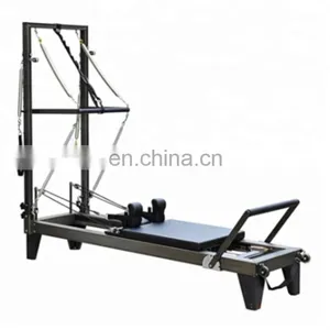 Hot Selling Pilates Reformer Machine in Aluminium With Tower Home Folding Reformer Pilates Equipment With Half Trapeze SNP03 thumbnail-2