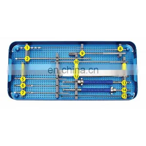 High Quality Orthopedic Surgical Instruments Spinal Pedicle Screw Fixation Surgery System Instrument Set thumbnail-4