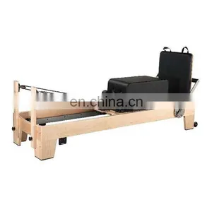 High Quality With Low Price White Wood Elina Balanced Fixing Core Of Body Pilates Reformer thumbnail-1