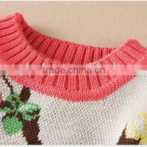 China Supplier Baby Sweater Embroidery Design Mother's Day Hand Knit Baby Sweater thumbnail-2